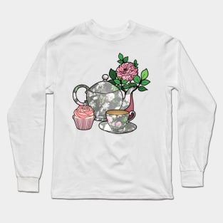 Tea Rose Long Sleeve T-Shirt